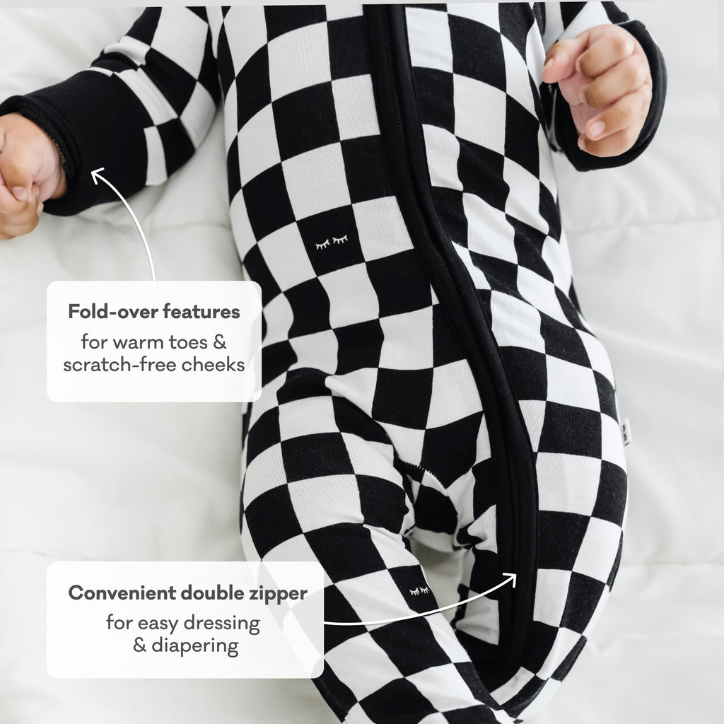 Little Sleepies Baby Pajamas, Cool Checks, 18-24 months