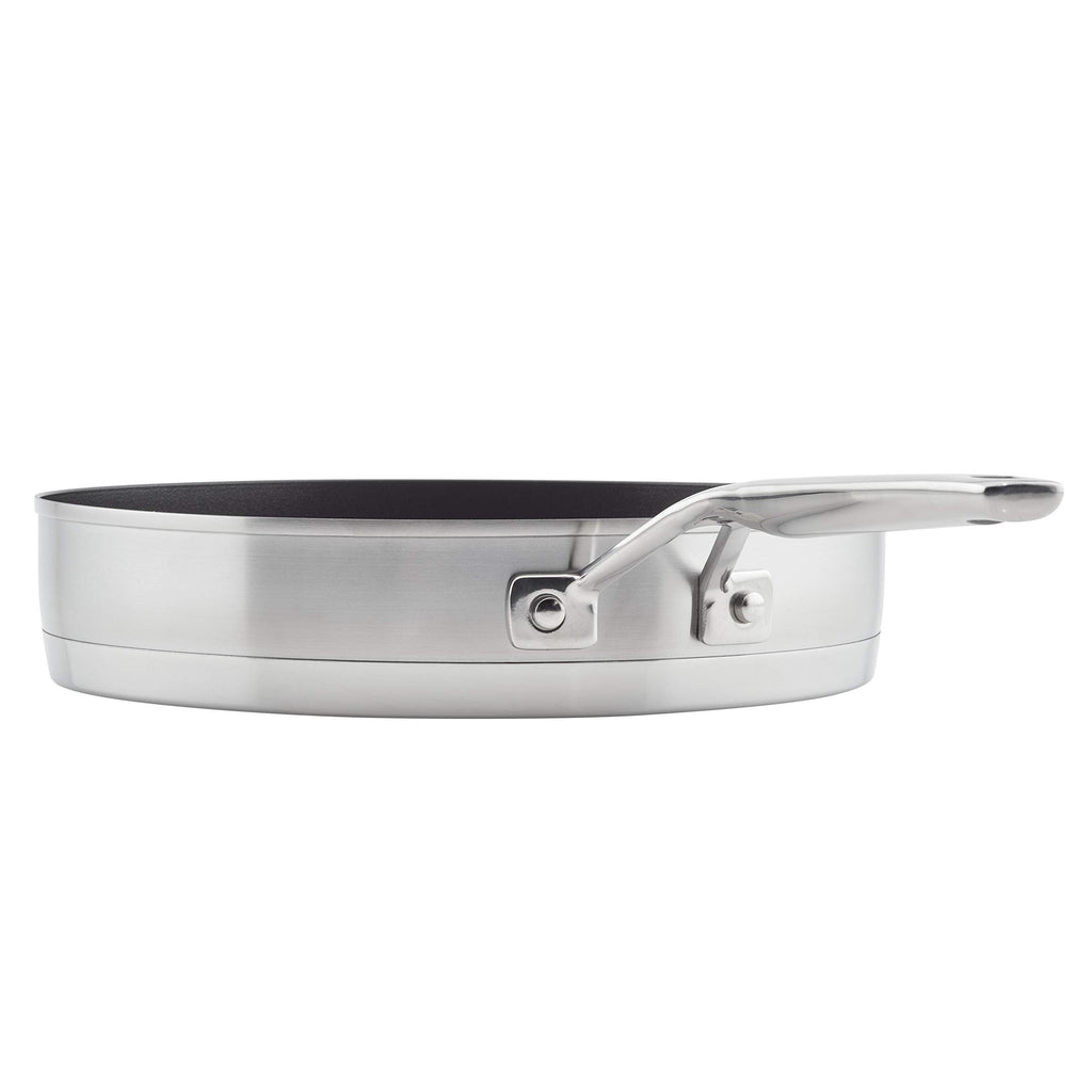 KitchenAid Stainless Steel Cookware Induction Pots and Pans Set, 10-Piece