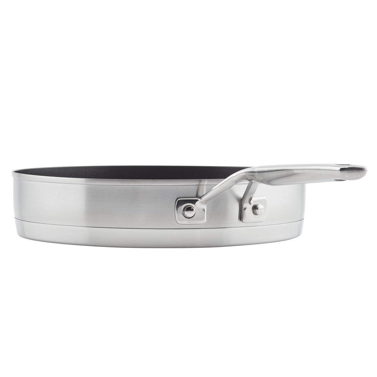 KitchenAid Stainless Steel Cookware Induction Pots and Pans Set, 10-Piece