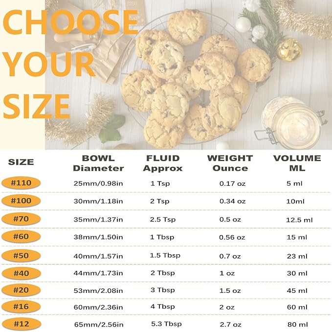 Mini Cookie Scoop, 2Tsp/10ml/0.34oz Cookie Scoops for Baking, 18/8 Stainless Steel Cookie Scooper for Baking, Cookie Dough Scoop with Non-slip Grip (Blue)