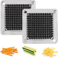 Replacement Chopper Blade Commercial Vegetable Chopper Dicer Stainless Steel Blade for Fruit Cutting Machine Tomato French Fries Cutter (2 * 1/4″ Blade)