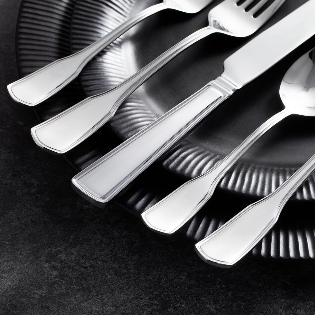 KINGSTONE 20 Piece Silverware Set for 4, 18/10 Stainless Steel