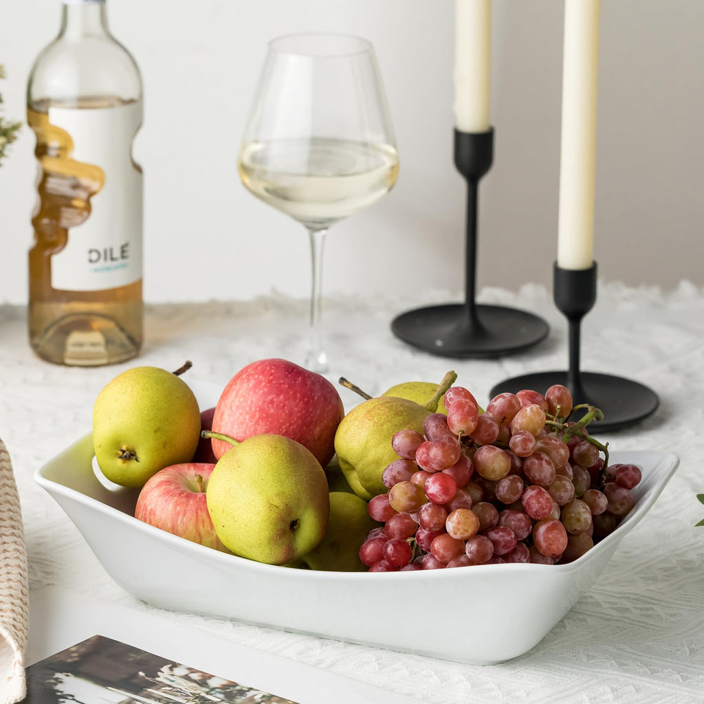 YHOSSEUN Large Serving Bowls with Handles, Serving Dishes For Entertaining