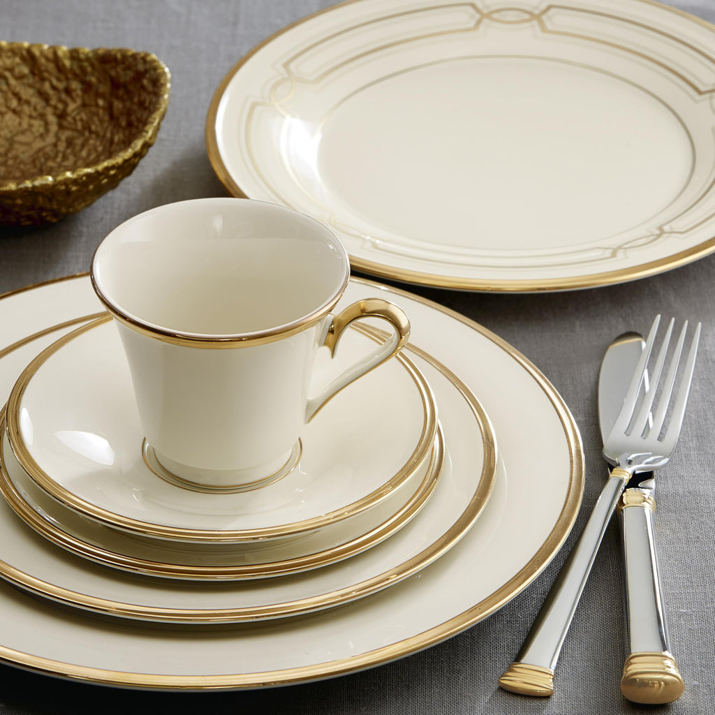Lenox Eternal Porcelain 5-Piece Dinnerware Set for 1
