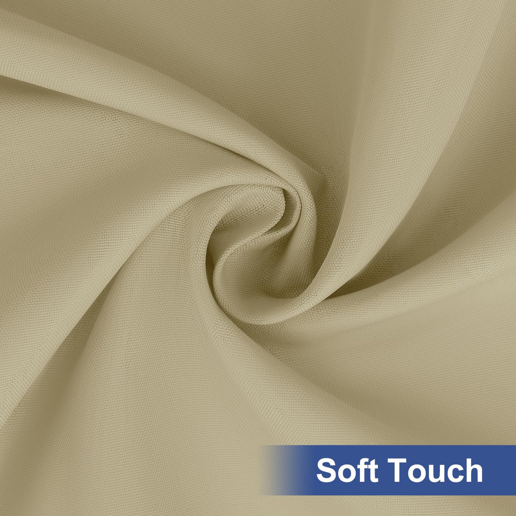 homing Rectangle Table Cloth Cover 4 Foot Taupe Elastic Fitted Tablecloth