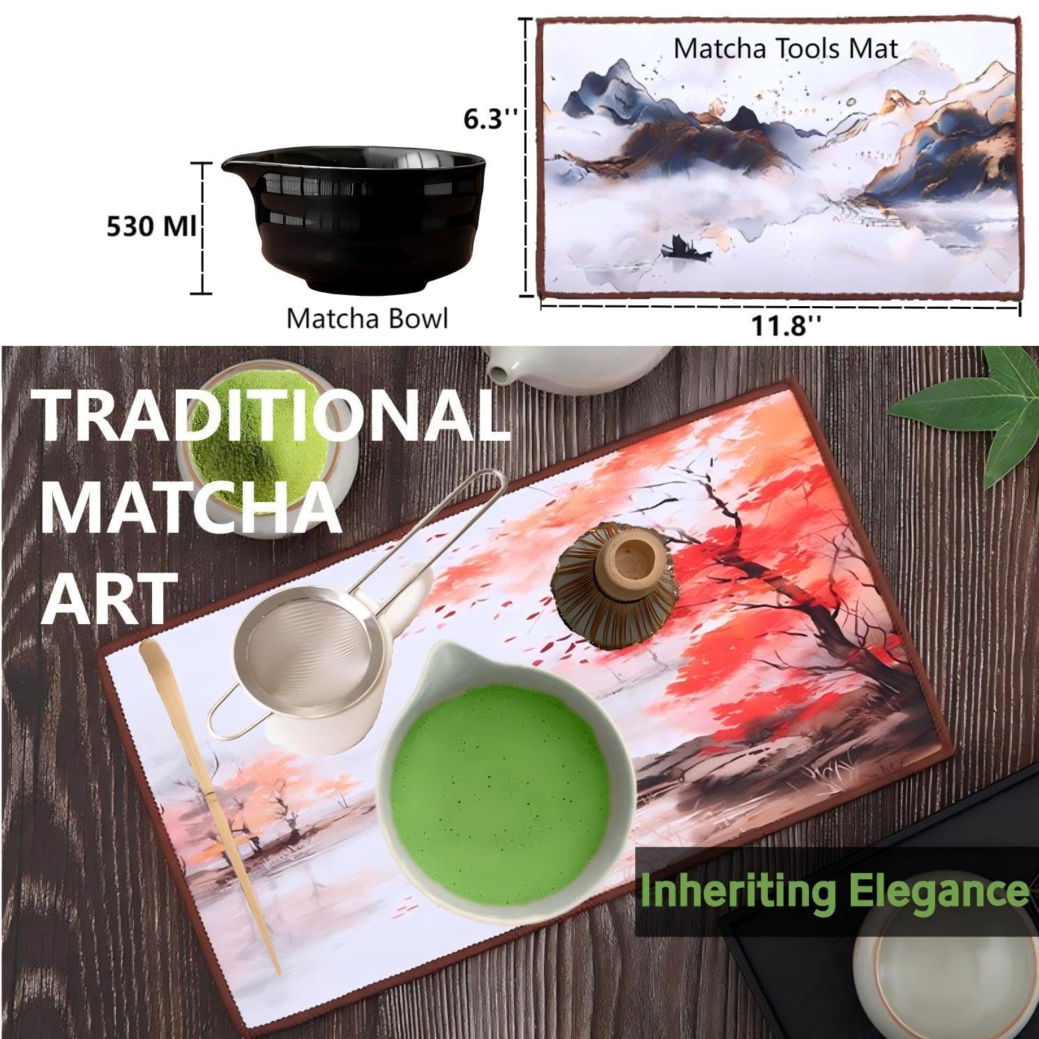 Matcha Tools ，Matcha Whisk Holder， Matcha Chasen Whisk Stand ，Ceramic Holder ，Matcha Bowl ，Traditional Japanese Tea Ceremony Starter (Sakura Pink Matcha Bowl)