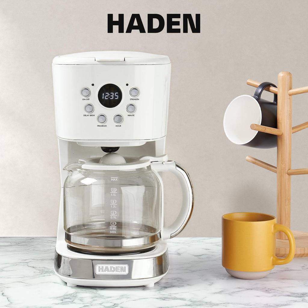 HADEN Coffee Machine, 12 Cup Programmable Drip Coffee Maker