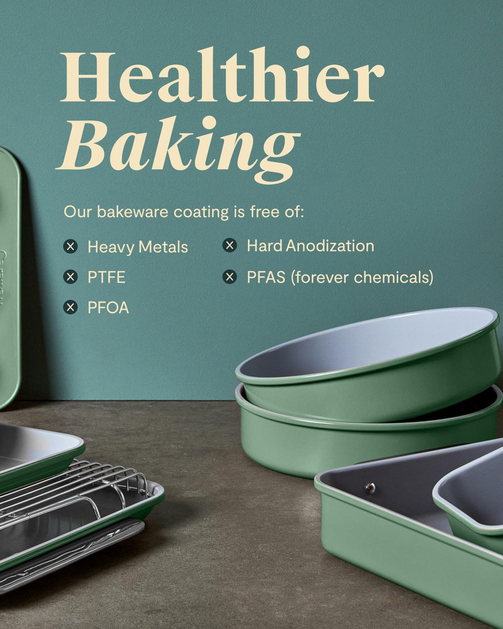 Caraway Non-Stick Ceramic Baking Sheet Duo