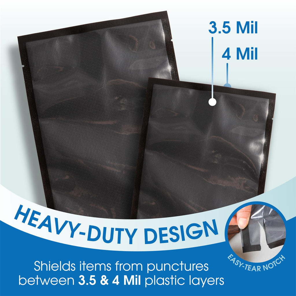 6" X 10" Vacuum Sealer Bags - 100 Count BPA-Free Food Storage Bags