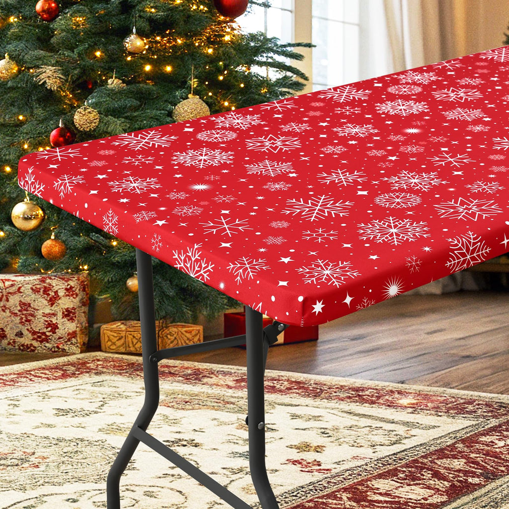 homing Rectangle Table Cloth Cover 8 Foot Elastic Fitted Tablecloth