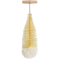 Redecker Tampico Fiber and Wool Soda Stream Bottle Brush with Beechwood Handle, Unique Teardrop Shape Easily Cleans Bottles, Jars and Specialty Glassware, 12-inches, Made in Germany