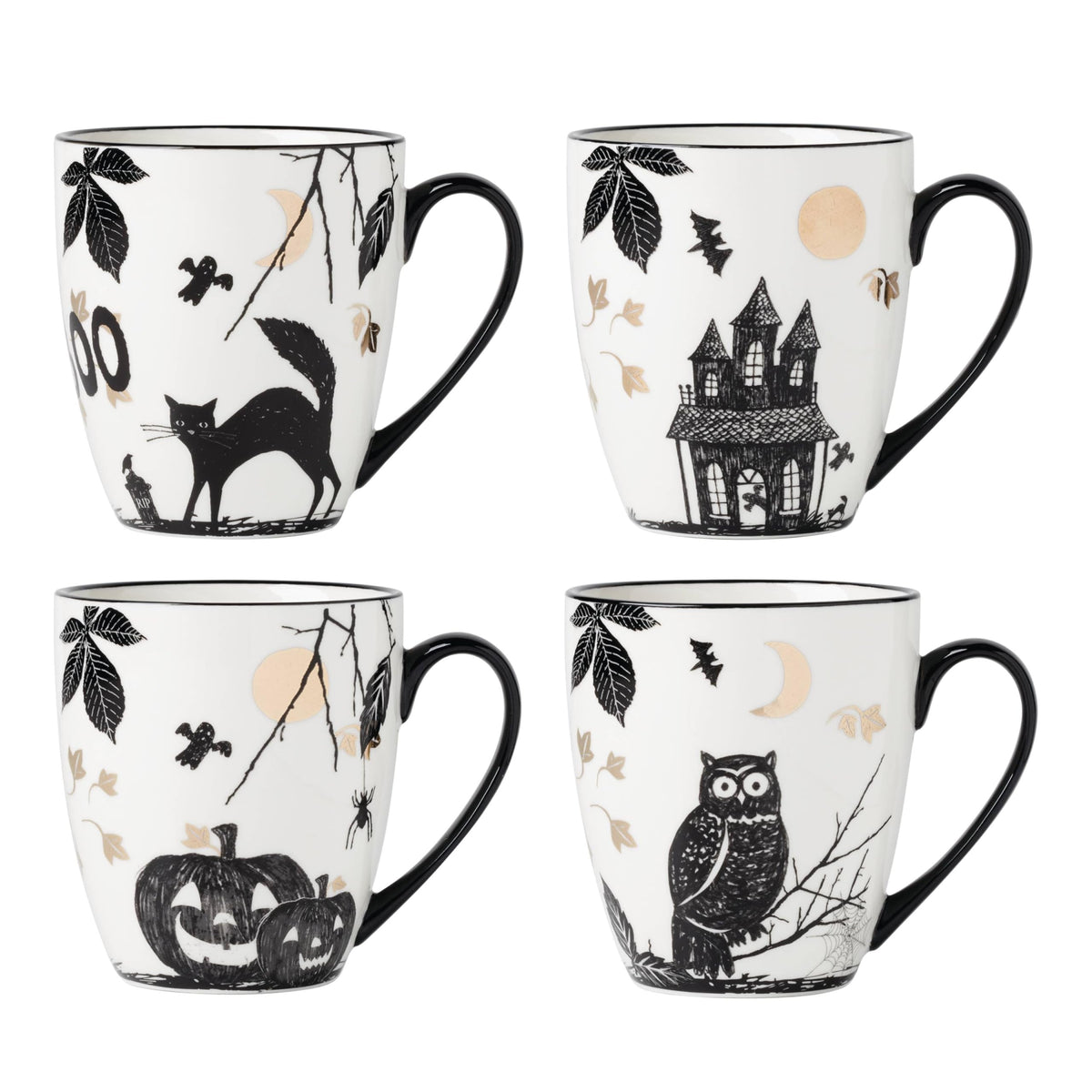Lenox Haunted Halloween Gothic Candy Jar