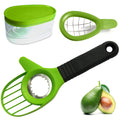 Avocado Slicer 3 Piece Set - Avocado Slicer Tool, Cutter, Knife, Peeler, Pitter, Cuber, Dicer & Avocado Keeper For Everything That You Will Ever Need For Your Avocados