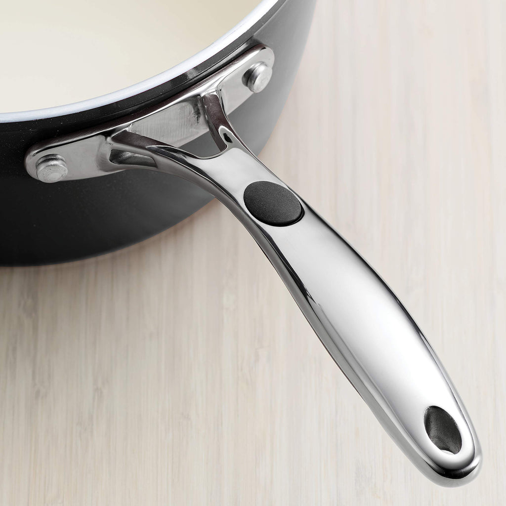 Tramontina Ceramica Deluxe 3-Quart Sauce Pan with Glass Lid