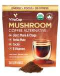 VitaCup Mushroom Coffee Alternative Instant Drink Mix, 30 Servings