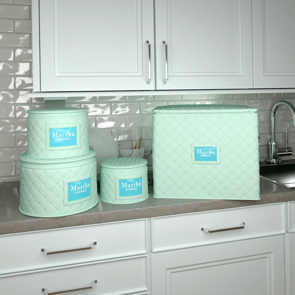 Martha Stewart Stemware Goblet Glassware Stackable Home Storage Case