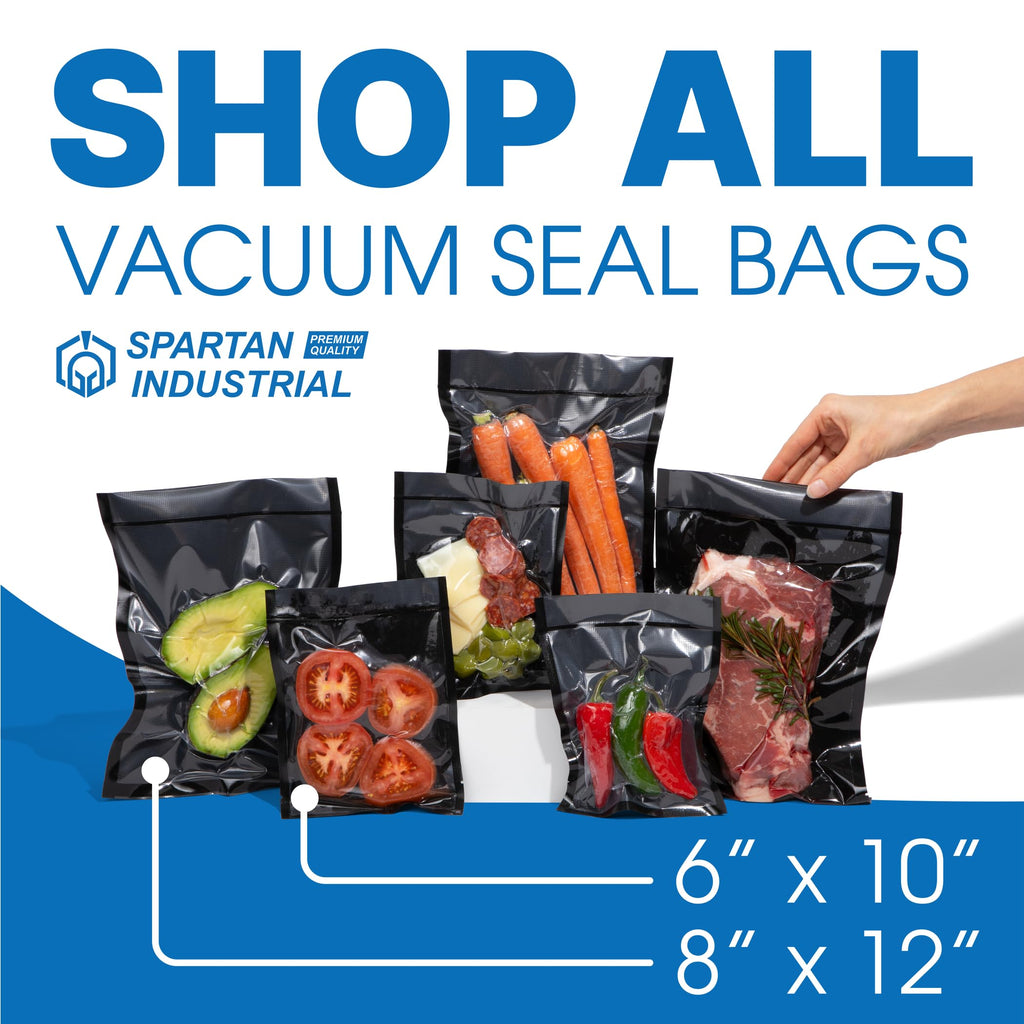 8" X 12" Vacuum Seal Bags - 100 Count BPA-Free Food Storage Bags