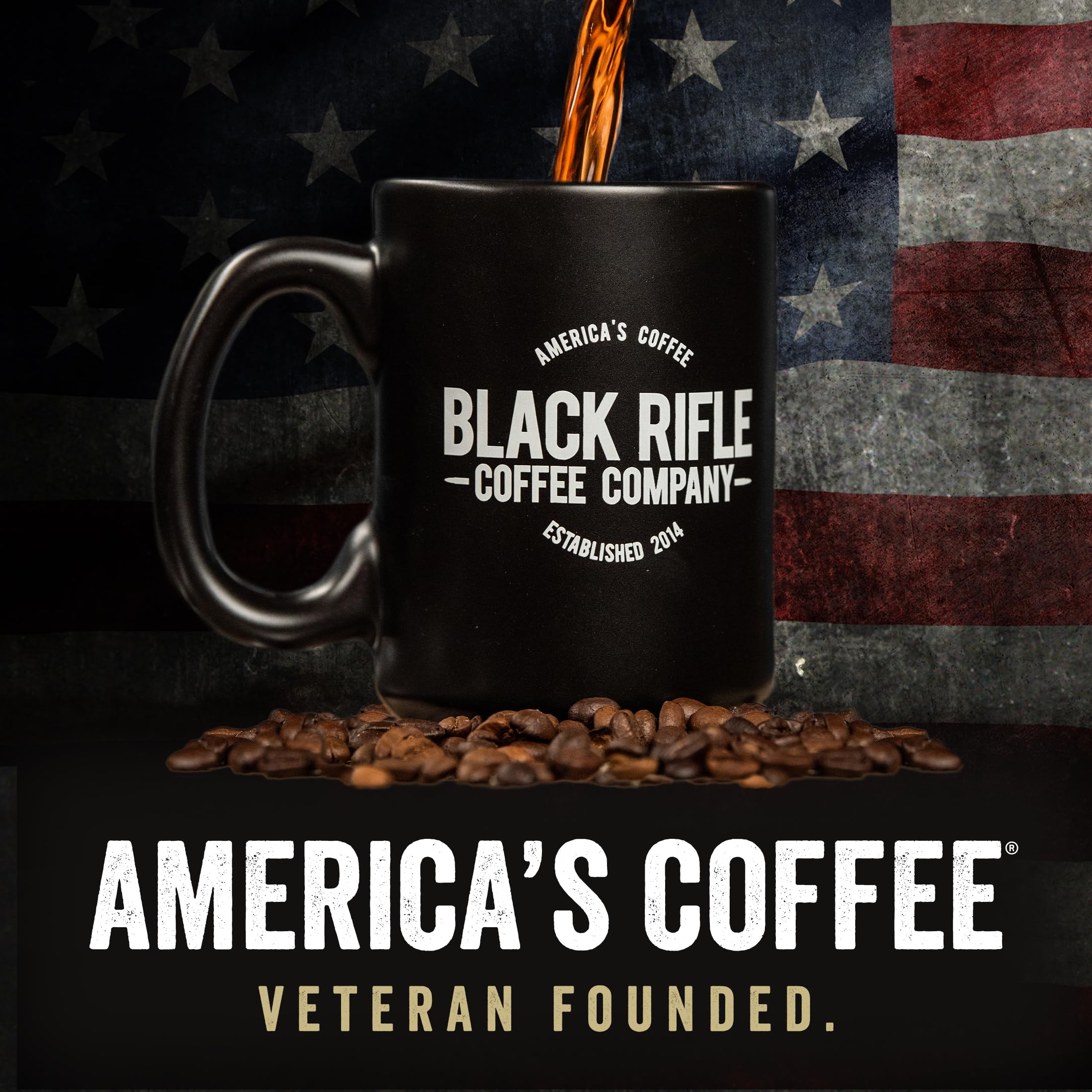 Black Rifle Coffee Company Pumpkin Spice, 22 Count, Medium Roast K Cups - Single Serve K Cups Coffee Pods - Kcup Pods Compatible with all Keurig machines - Made from Arabica Beans