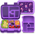 YOLAY Bento Box for Kids, 5-Compartment, Mermaid