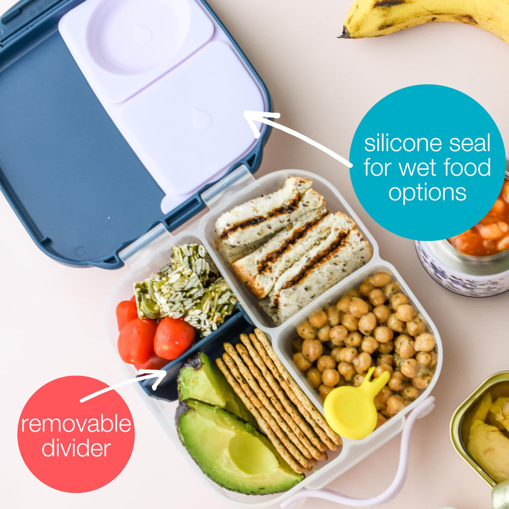 b.box Mini Lunch Box, Snack Containers for Kids, Lunch Box Kids, 4.25 Cup