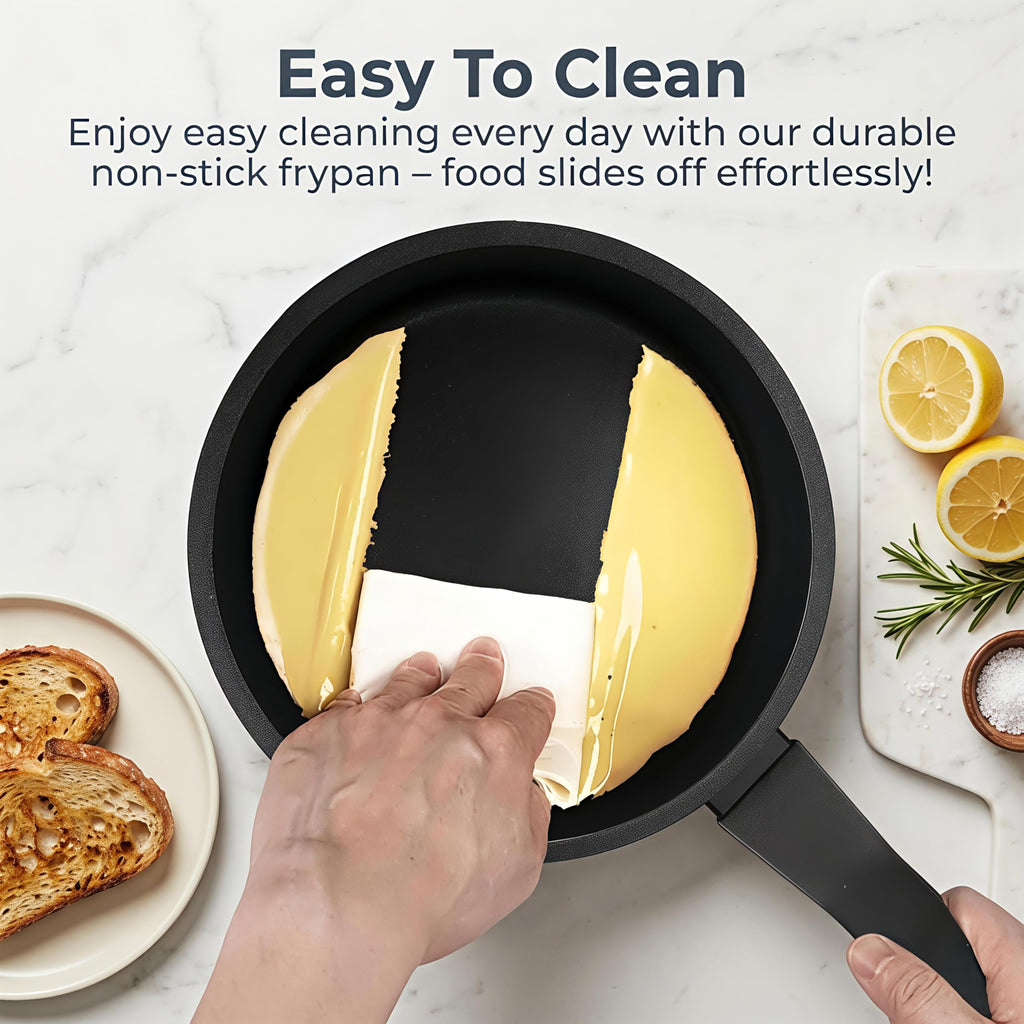 Legacy Culinaryware Nonstick Sauce Pan with Lid,1.5QT small pot, PFOA Free,Kitchen Pots Induction Pot,Cream