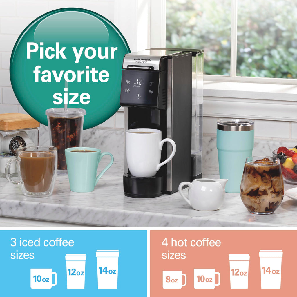 Hamilton Beach FlexBrew Advanced 4-in-1 Single Serve Coffee Maker