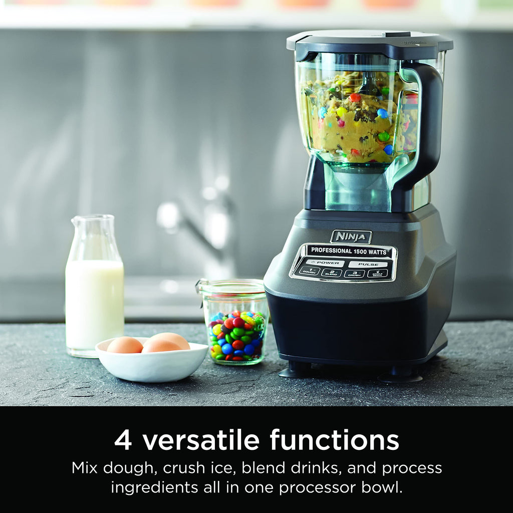 Ninja Mega Kitchen System, 1500W, 72oz Pitcher, 8-Cup, Black, BL770AMZ