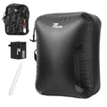 POIXM Vacuum Bags for Travel with Wireless Pump, 180° Open Zipper, IP67 Waterproof, Reusable Space Saver Compression Bags for Backpack, Suitcase, Home Storage(1 Pack + Pump)