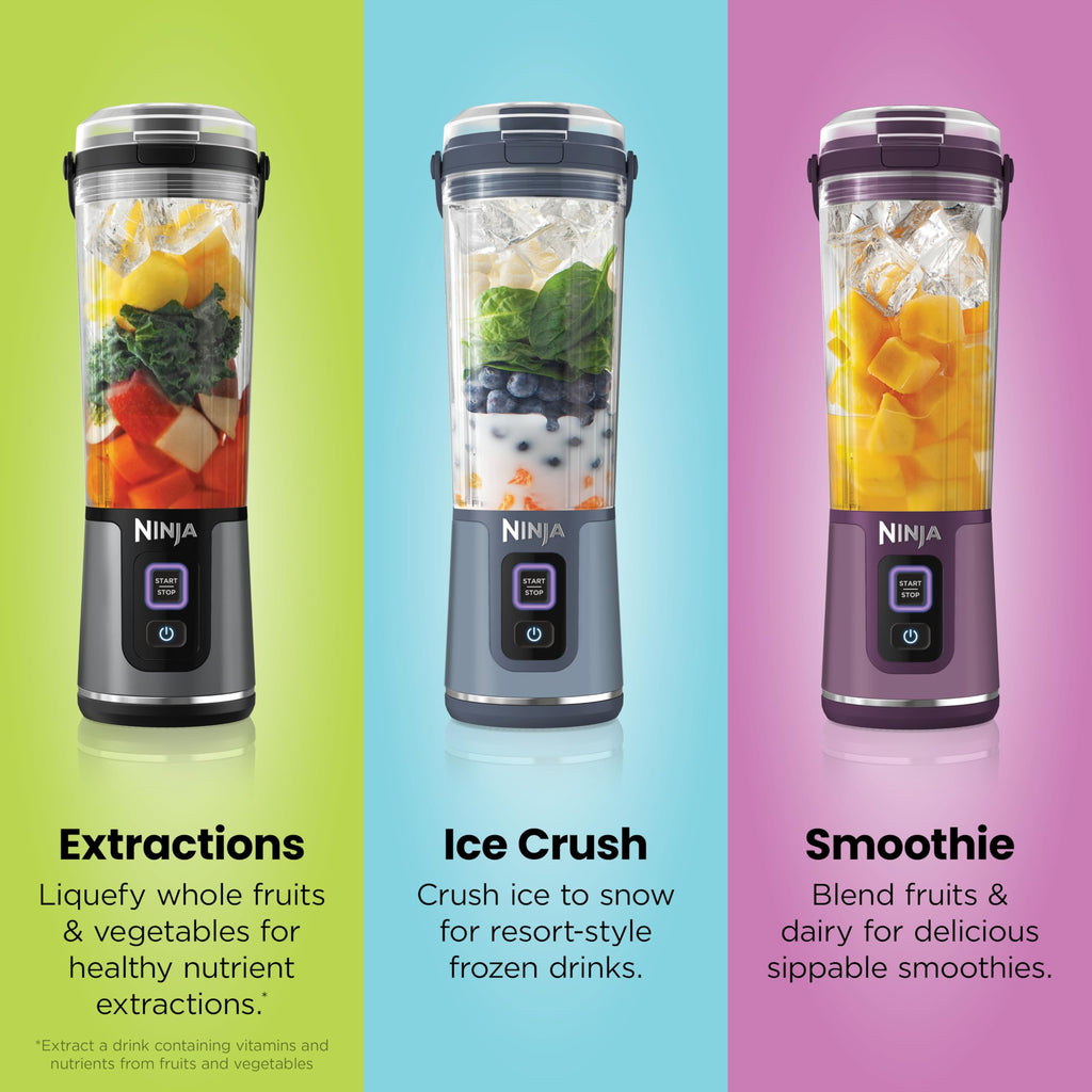 Ninja Blast Portable Blender, Cordless,18oz Vessel, Lemon Meringue, BC151LB