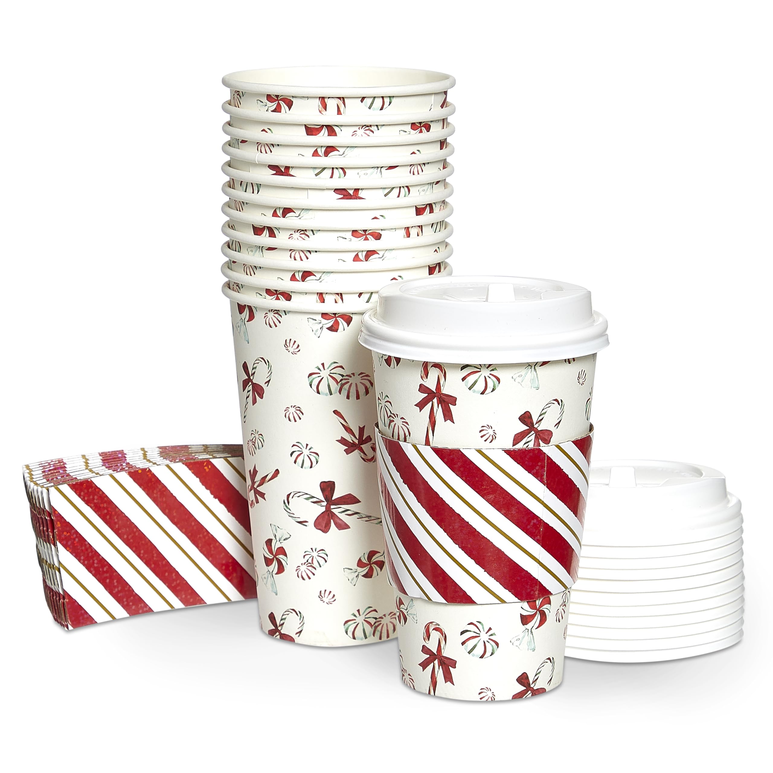 Papyrus Disposable Tabletop Dinnerware Set - Elegant and Sturdy Disposable Cups for Any Occasion, Holiday, Cups