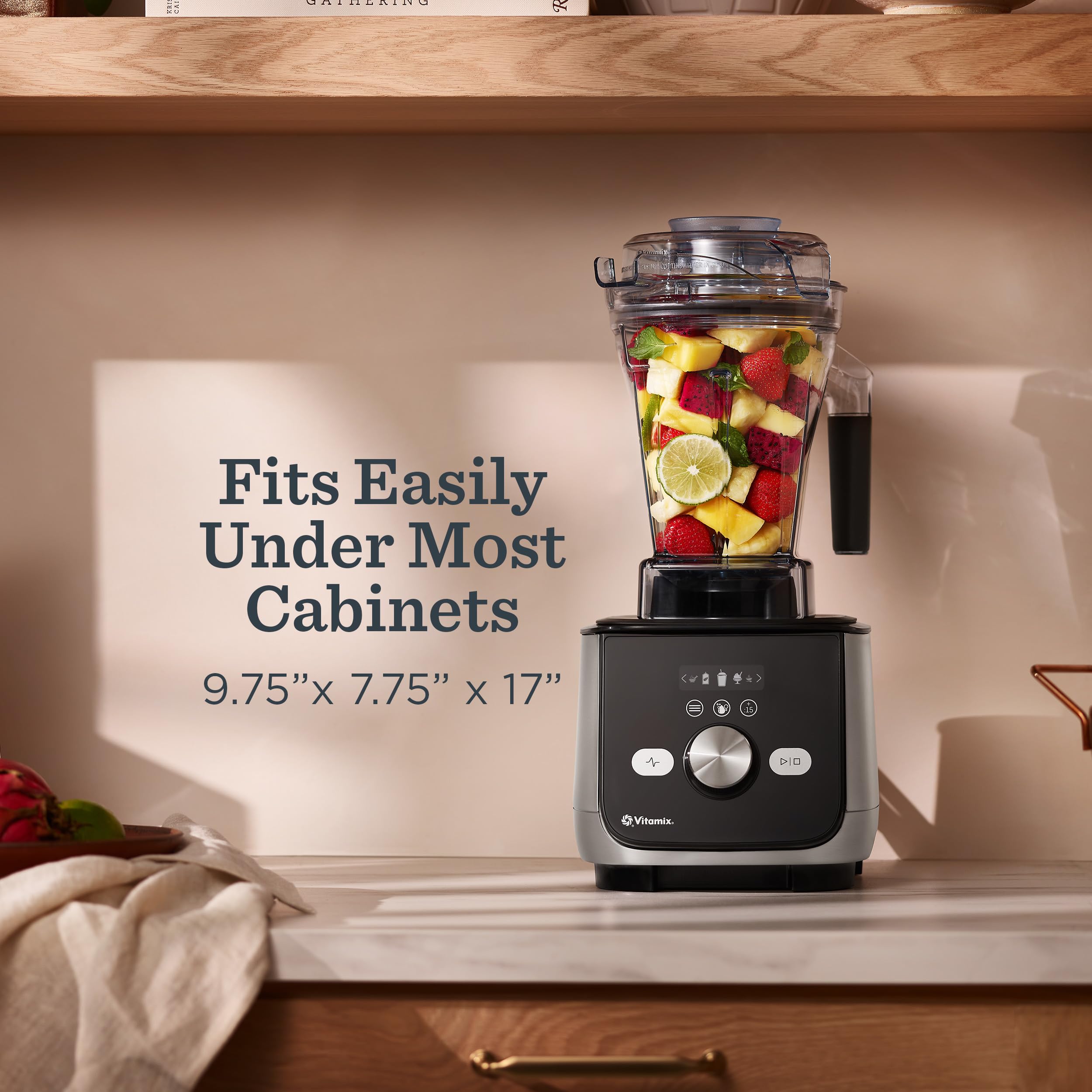 Vitamix Ascent X5 Blender with 10 Blending Programs, Self-Cleaning Program, Professional-Grade Blender for Smoothies, Soups and More, Stainless-Steel Blades, 48 Oz Container, Shadow Black