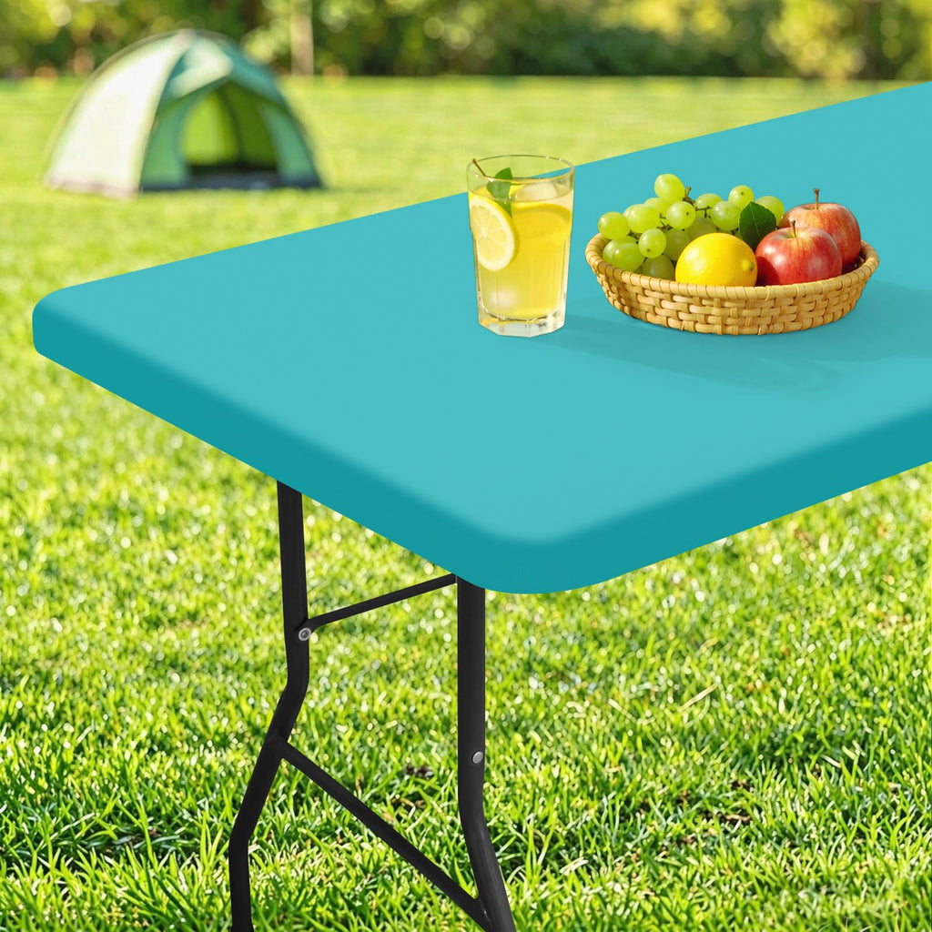 homing Rectangle Table Cloth Cover 6 Foot Elastic Fitted Tablecloth