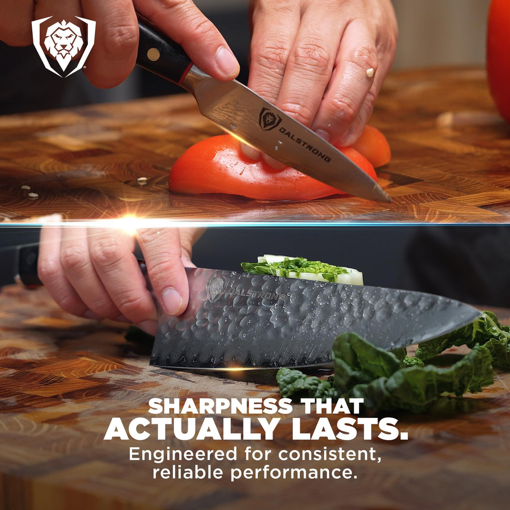 Dalstrong 2-Piece Japanese Knife Set — 8" Chef (Gyuto) + 3.5" Paring — 66-Layer Damascus AUS-10V Steel (8–12° Edge), G-10 Handles — Shogun ELITE For Sushi, Precision Prep & Serious Home Cooks