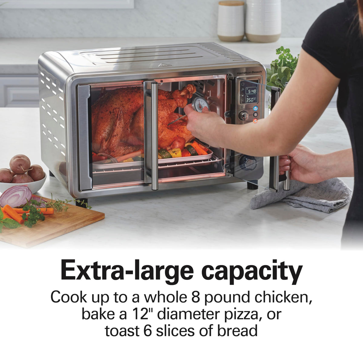 Hamilton Beach 6-in-1 XL Digital Air Fryer Toaster Oven Combo