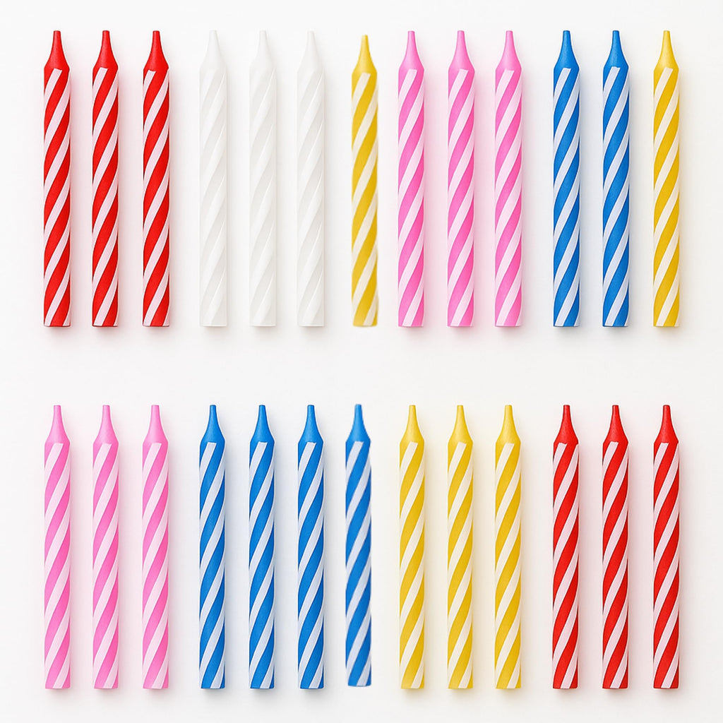 Bulk Birthday Candles for Cake – 72 Count Mixed Color Pack, Traditional Birthday Candles for All Ages & Party Themes