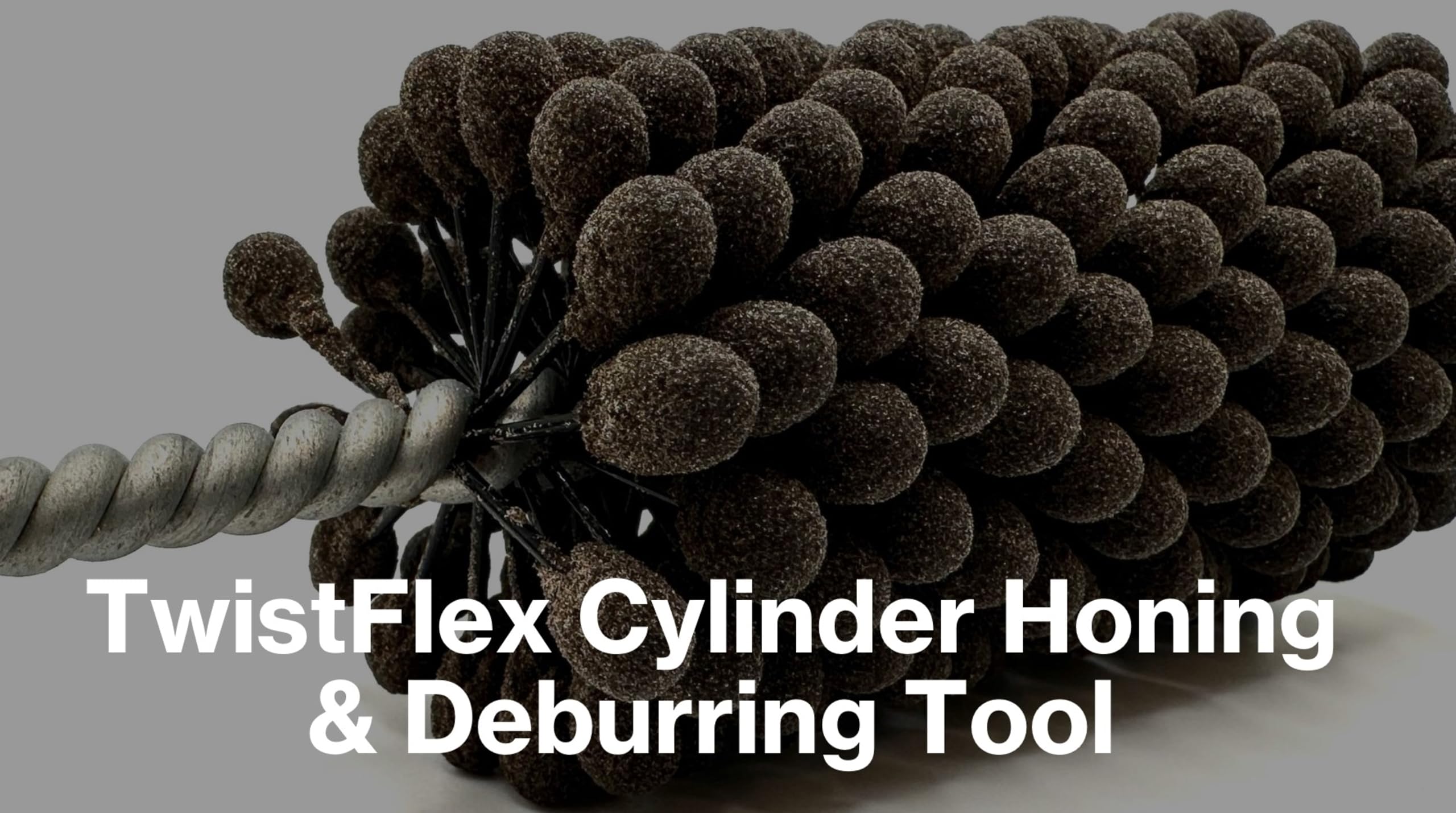 3-1/2" 320 Aluminum Oxide TwistFlex Cylinder Hone for 3.26"- 3.51" Bores