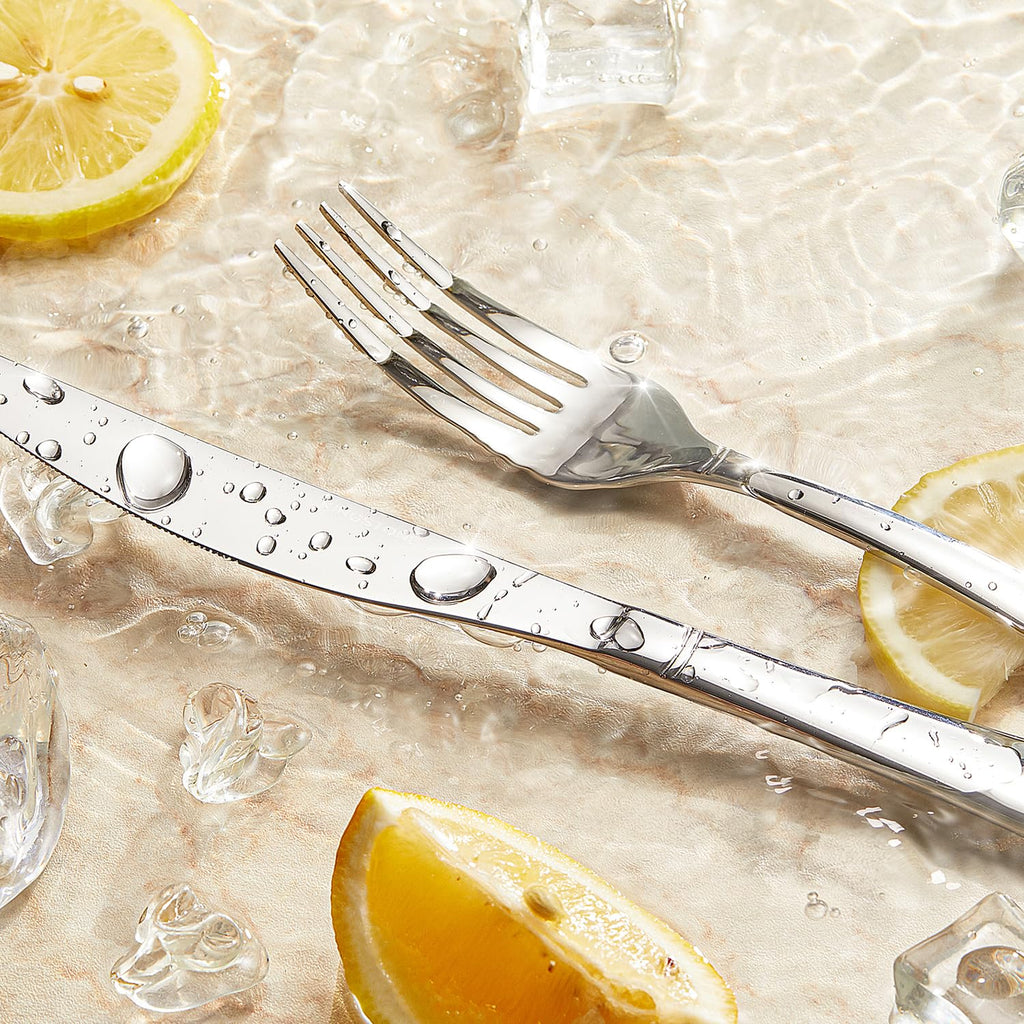 KINGSTONE 20-Piece Flatware Set, 18/10 Stainless Steel Silverware Set for 4