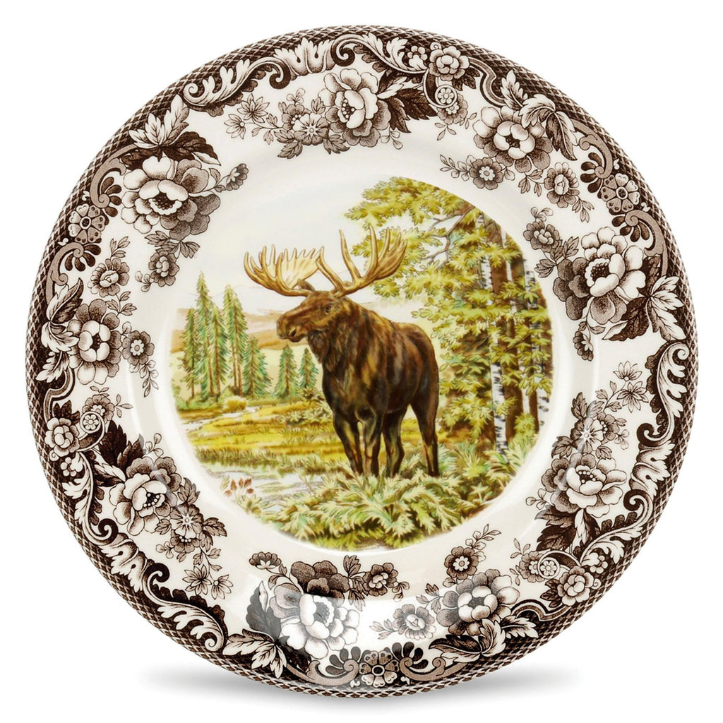 Spode Woodland Majestic Moose Dinner Plate