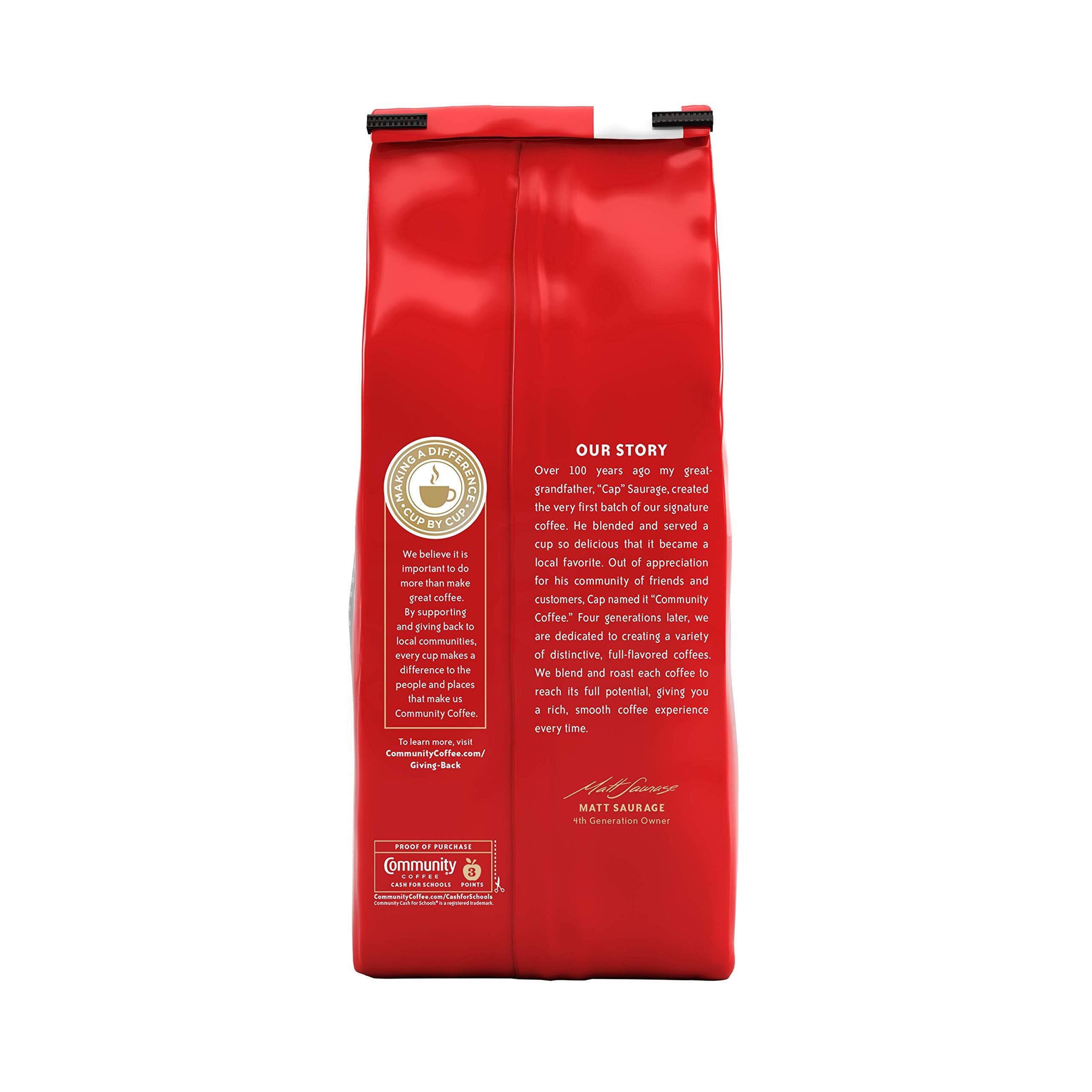 Community Coffee Coffee & Chicory Blend 32 Ounces, Medium Dark Roast Ground Coffee, 32 Ounce Bag (Pack of 1)
