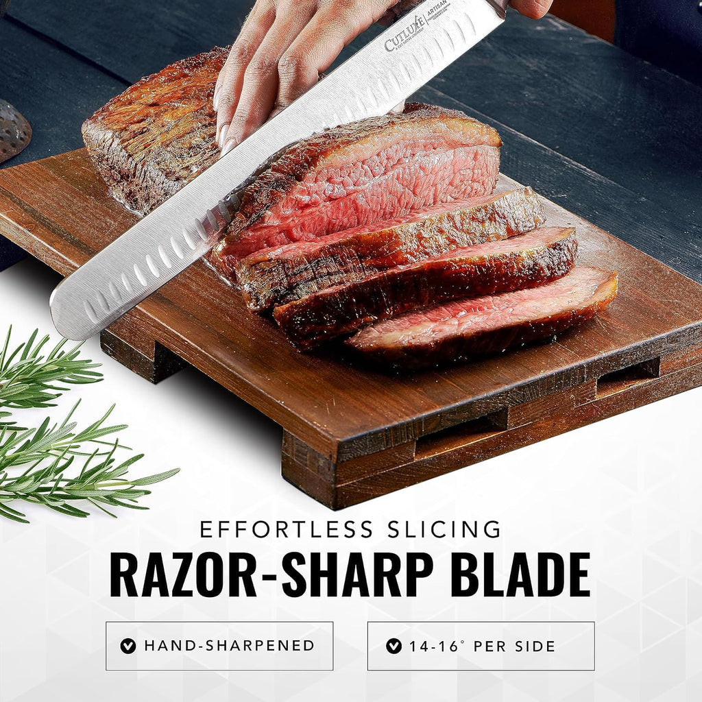 Cutluxe Carving Knife Set, Brisket Slicing & Boning Knife for Meat & BBQ