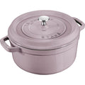 Staub Cast Iron 5.5-qt Round Cocotte - White Truffle, Made in France