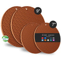 Joyhalo 4 Pack Silicone Trivet for Hot Dishes