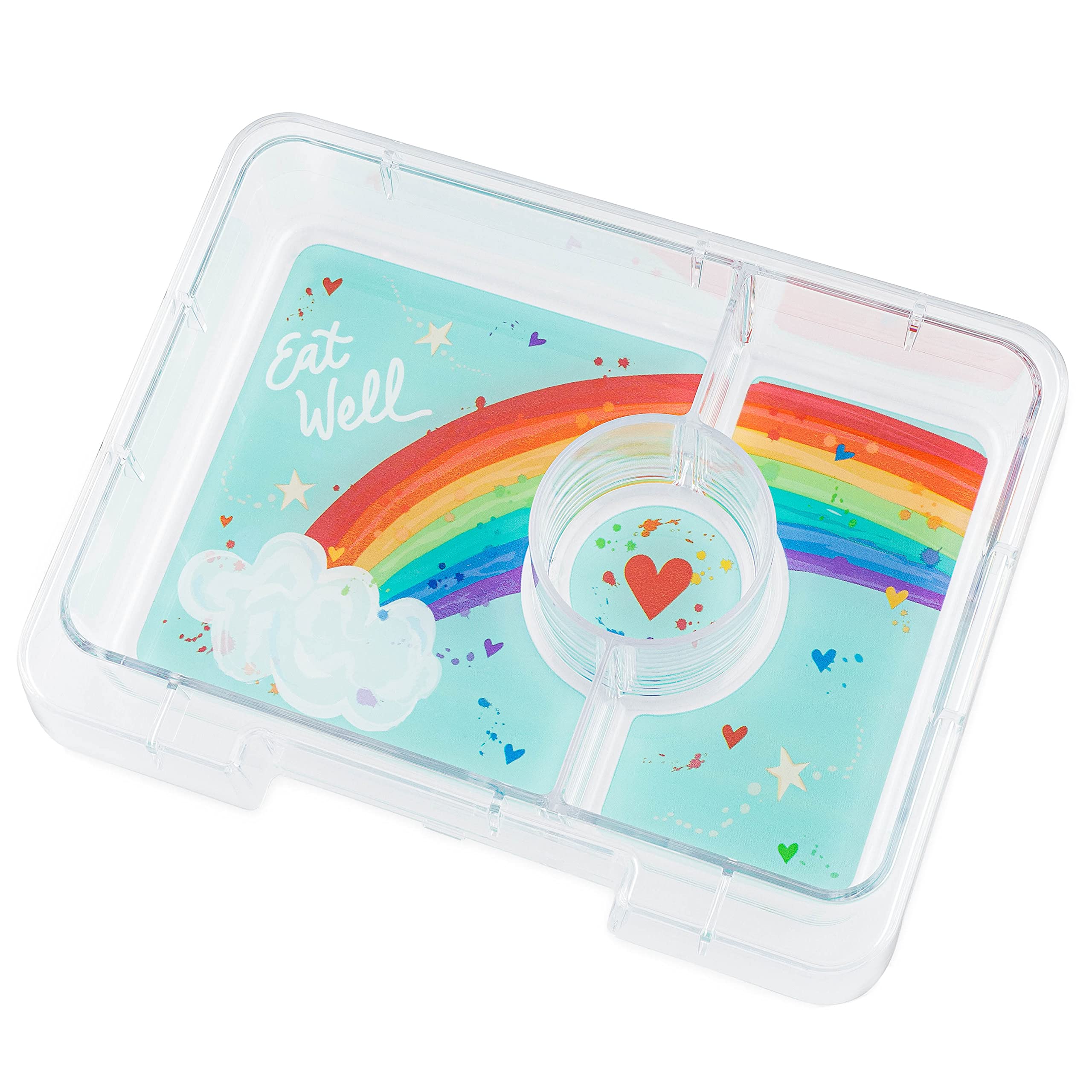 Yumbox Snack Box for Kids (Fifi Pink with Rainbow Tray)