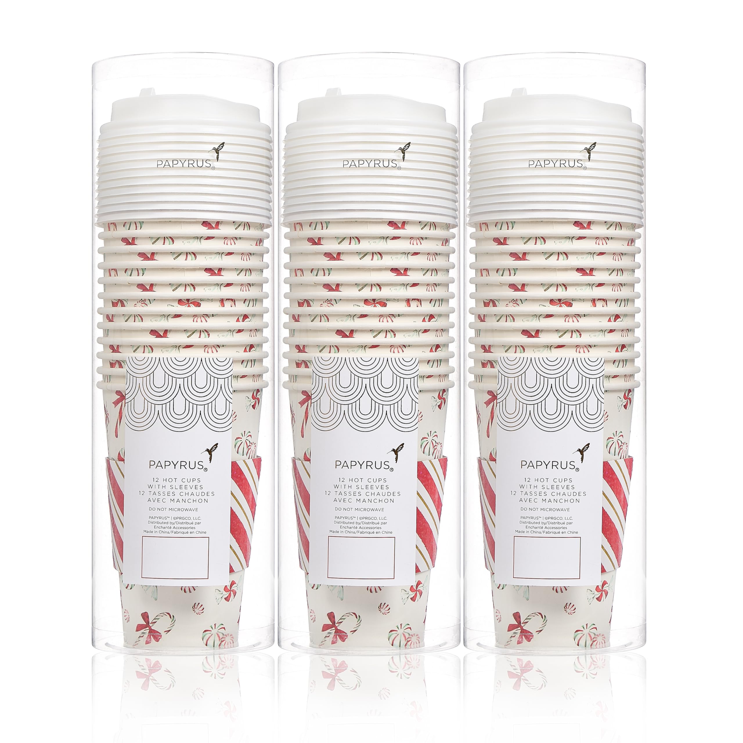 Papyrus Disposable Tabletop Dinnerware Set - Elegant and Sturdy Disposable Cups for Any Occasion, Holiday, Cups