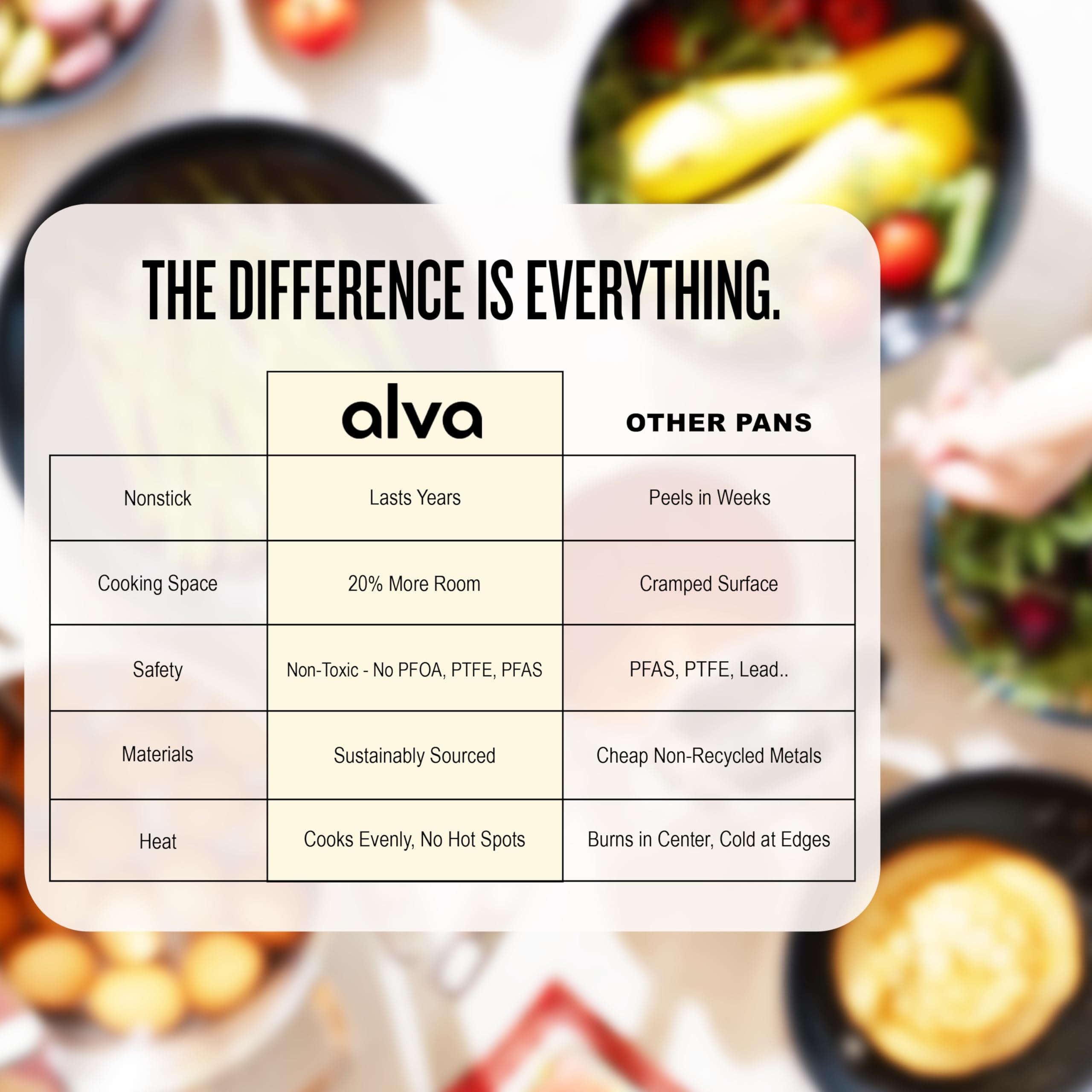 Alva Artist 9.5 Inch Induction and Oven Safe Carbon Steel Frying Pan