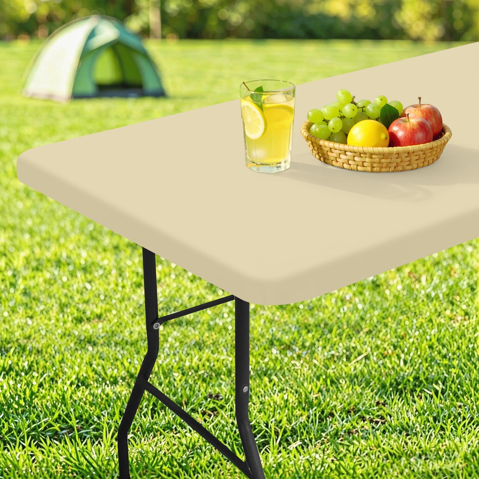 homing Rectangle Table Cloth Cover 5 Foot Elastic Fitted Tablecloth