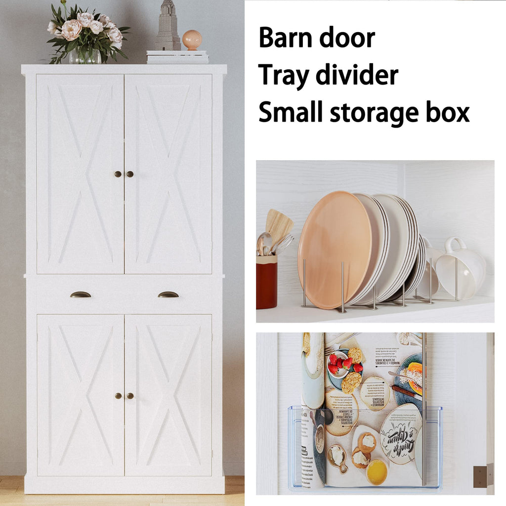 IRONCK Storage Cabinet with Drawers and Doors for Living Room and Entryway