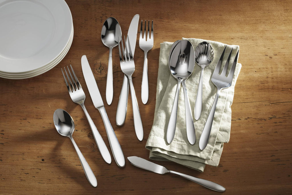 Oneida Mooncrest 45-Piece 18/0 Silverware Set for 8, Flatware