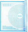 Extra Large Silicone Pastry Mat 34x26 Inch - Nonstick Baking Mats with Measurements, Great for Dough Rolling, Pastry, Pie Crust, Fondant, Cookies, Bread, Pasta, Pizza, Counter Mat