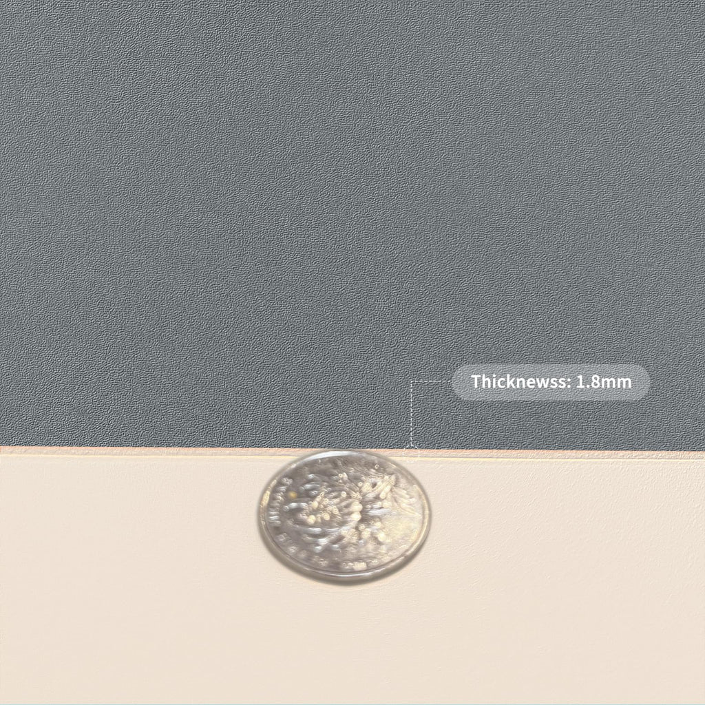 Zinkooat Leather Desk Mat,1.8mm Thick,12x66 Inch Desk Cover,Desk Protector Mat,Dresser Cover Top,Desktop Cover,Dresser Cover Top for Bedroom,Table Protector Mat(Beige+Light Gray,12×66)